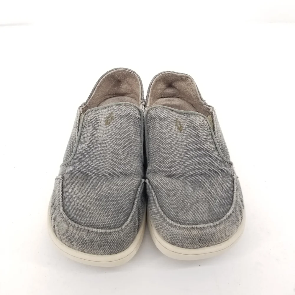 B50 OLUKAI Nohea Lole Boys Sneakers Toddler Size 13 Slip On Shoes Gray